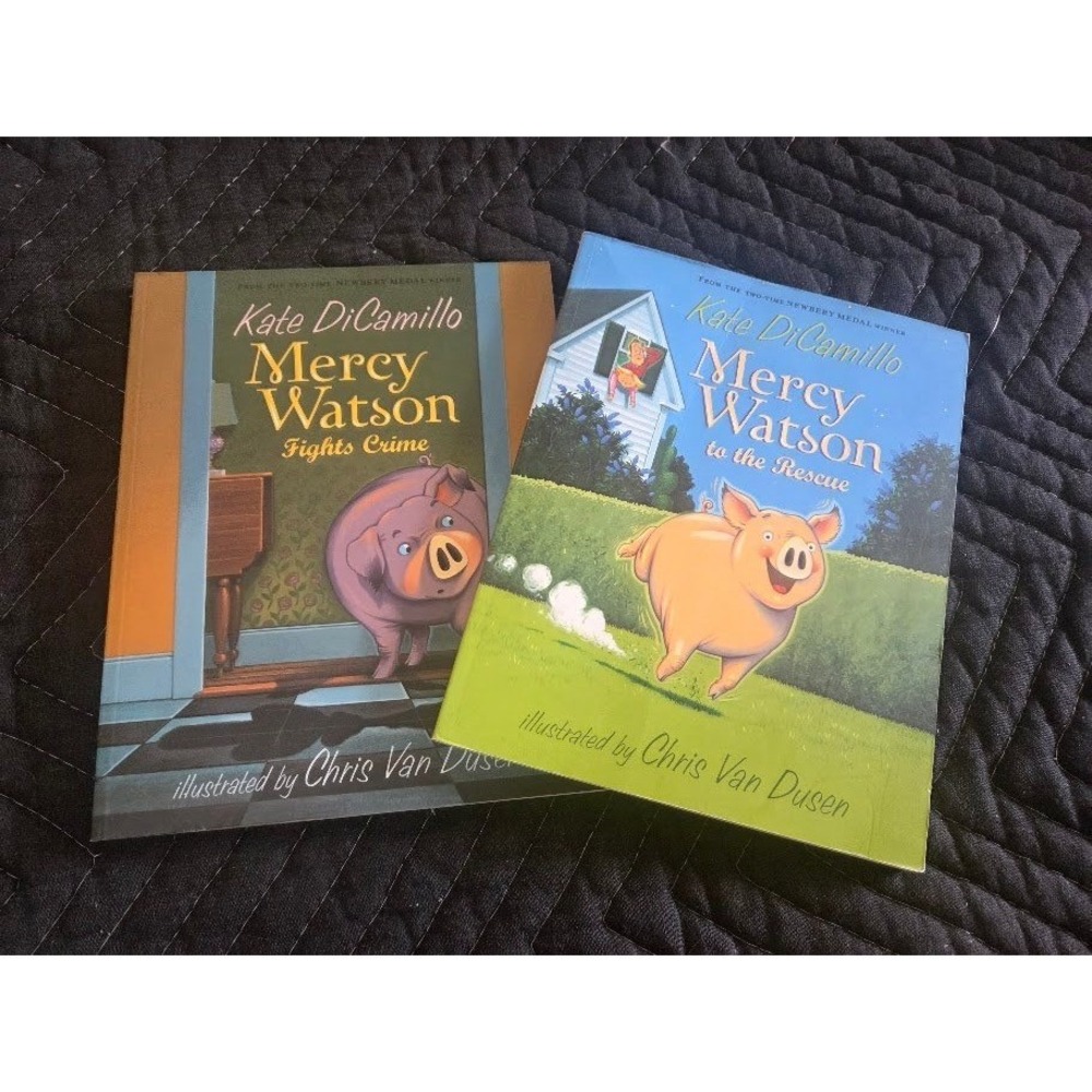 Kate DiCamillo Mercy Watson Fights Crime & To The Rescue  Set Lot 2